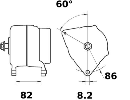 Alternator Mahle - MG562