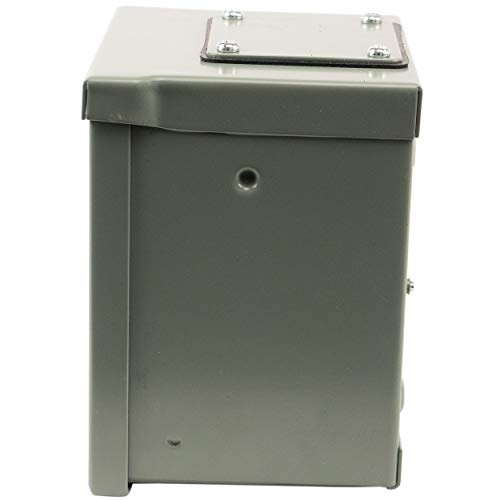 Connecticut Electric CESMPS13HR Ps-13-Hr Connecticut Weatherproof Power Outlet Panel, 120 V, 30 A, Nema Tt-30R, 3R, Grey