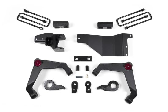 Zone Offroad ZONC31N | '01-'10 Chevy Silverado/GMC Sierra 2500/3500 HD 4WD,'01-'06 Avalanche/'01-'05 2500 Suburban/Yukon XL 4WD | 3 inch Full Suspension Adv. Ser. Lift Kit; RPO: FT2-7 | Nitro Shocks