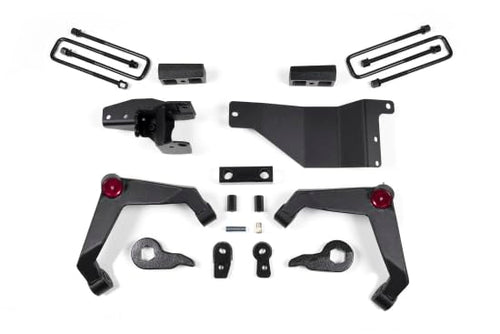 Zone Offroad ZONC31N | '01-'10 Chevy Silverado/GMC Sierra 2500/3500 HD 4WD,'01-'06 Avalanche/'01-'05 2500 Suburban/Yukon XL 4WD | 3 inch Full Suspension Adv. Ser. Lift Kit; RPO: FT2-7 | Nitro Shocks