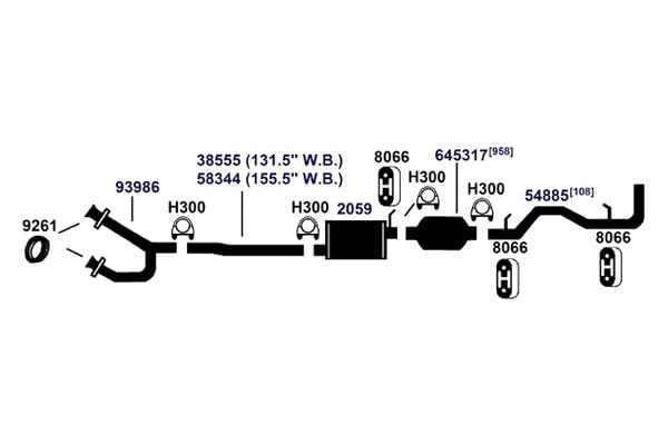 Pipe AP Exhaust Products 9261