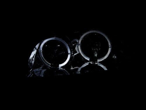 Nissan Maxima Anzo USA 121202 Chrome Clear With Halos Headlight Assembly - (Sold in Pairs)