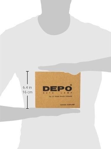 Replacement DEPO 335-2001L-AC Driver Side Fog Light Assembly
