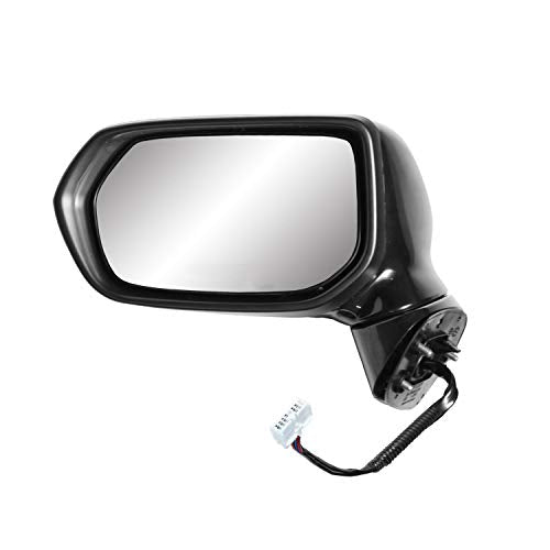 Driver Side Fit System Mirror for 09-12 ACURA RDX, (black PTM, w/turn signal, w/memory, foldaway), HP (63074H)