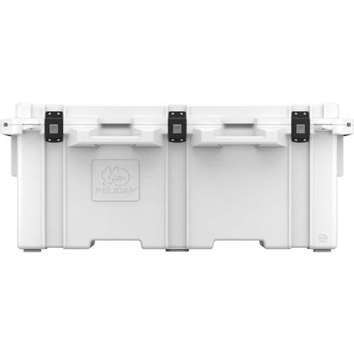 250 QT Pelican Elite Cooler (White)