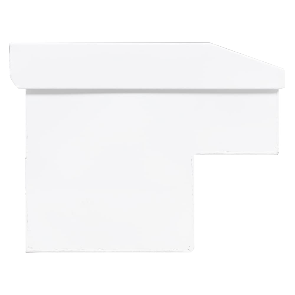Lo-Side Weather Guard 56 inches Truck Tool Box Steel White
