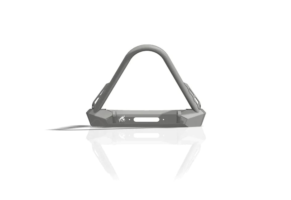 CrawlTek Front Bumper - Inferno - Black compatible with 2007-2018 Jeep Wrangler JK