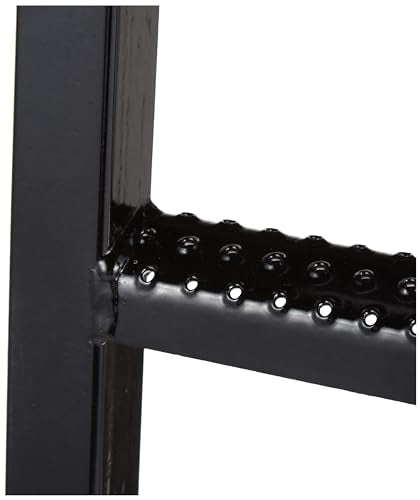 Buyers Products 2-Rung RS2 Retractable Truck Step, 17.38 x 30.25 Inch, Non-Slip Treads, 14 Inch Bolt Center, 400 lb Capacity, Stainless Steel or Black/White/Yellow Powder-Coated Finish, Easy Install