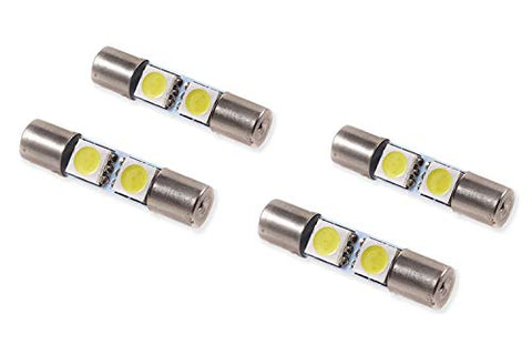 Set of 4 28mm SMF2 LED Bulb Warm White Diode Dynamics