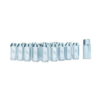 M12 x 1.25 Mishimoto Aluminum Locking Lug Nuts, Silver
