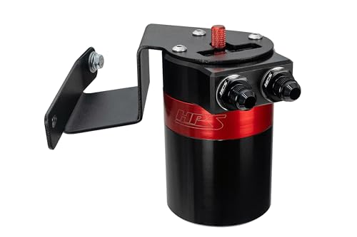 Compatible HPS Aluminum Oil Catch Can Kit for 2009-2014 Acura TSX 2.4L, 860-013