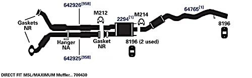 Exhaust Tail Pipe AP Exhaust Products 64765