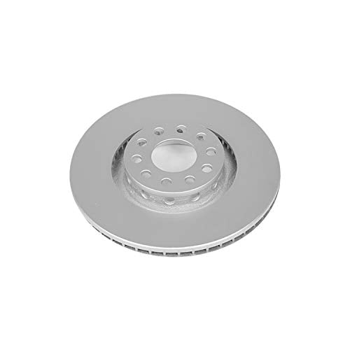 Power Stop Front EBR818EVC Evolution Geomet Coated Brake Rotor For Volkswagen Passat 2002-2004 [Model Specific]