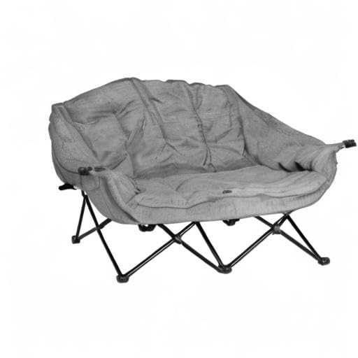 Adult Bear Buddy Heather Grey Camp Chair