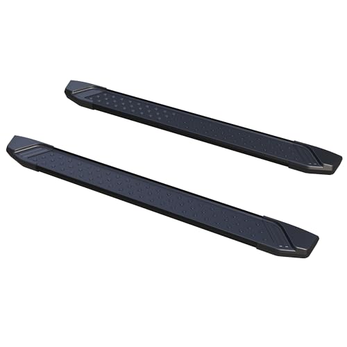 Storm Black Horse Running Boards Compatible with 2019-2023 Hyundai Santa Fe -STHY270