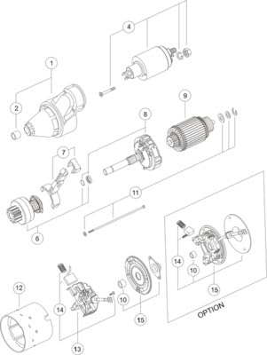 MS656 Mahle Starter
