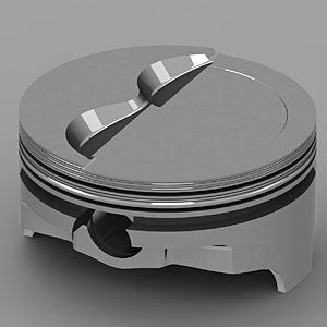 Chevy 400ci KB Performance Pistons Forged Step Dish Top IC758.030