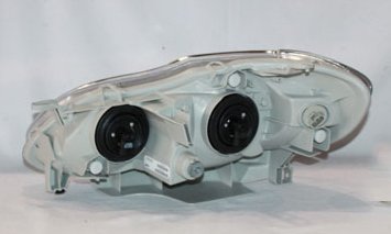 Right TYC Headlight Assembly Compatible with 2003-2004 Toyota Corolla