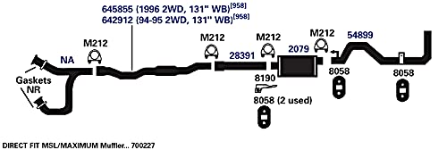 Exhaust Pipe AP Exhaust Products 28391