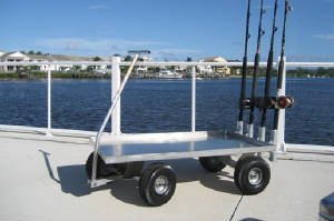 Commercial Grade Aluminum Pull Wagon-Lightweight-No Rust-Made in USA