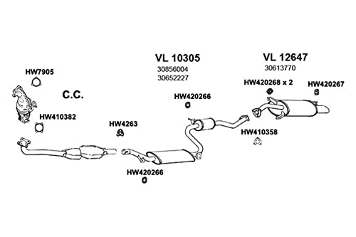 VL12647 Ansa Exhaust Muffler