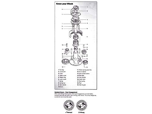 44St/46St Drum Bearing Kit Lewmar 48000457