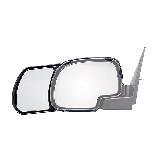K SOURCE 80800 Snap & Zap Custom Fit Towing Mirror for 1999-2006 Silverado, Sierra, 2000-2006 Surburban, Tahoe, Thaoe XI, Yukon, Yukon XI, 2002-2006 Avalanche, 2003-2006 Yukon, 2007 Silverado, Sierra, Pickups, Patented