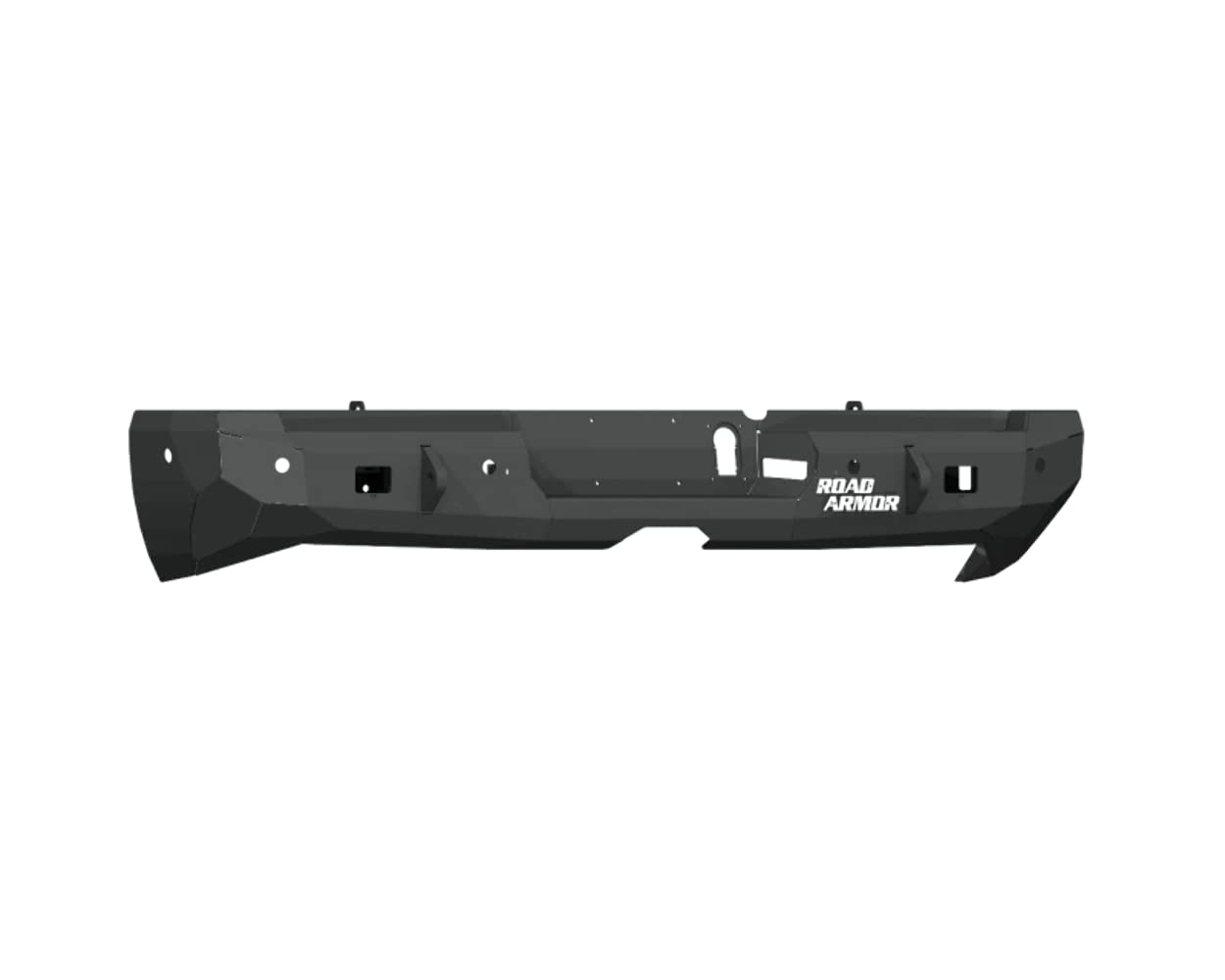 Stealth Road Armor 4192R0B Rear Non-Winch Bumper - Texture Black - Compatible with: 2019-2024 RAM 2500 3500 4500