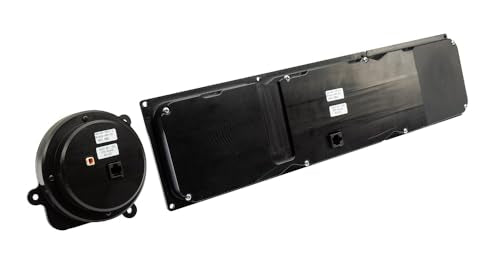 Dakota Digital VHX-68F-TOR-K-R Analog Dash Gauge System with 1968-69 Ford Torino, Fairlane and Ranchero, Black Alloy Style, Red Backlighting
