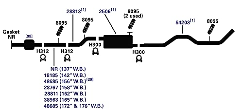 Exhaust Pipe AP Exhaust 28813