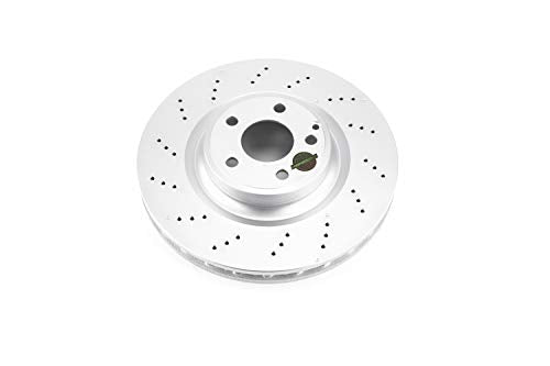 Power Stop Front EBR1458EVC Evolution Genuine Geomet Coated Brake Rotor For Mercedes-Benz E400, Mercedes-Benz SLC300, Mercedes-Benz SLK250, Mercedes-Benz SLK, Mercedes-Benz SLK350 [Model Specific]