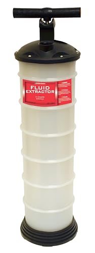 1.7 Gallon JohnDow Industries JDI-172EV Manual Hand Pump Fluid Evacuator/Extractor, White