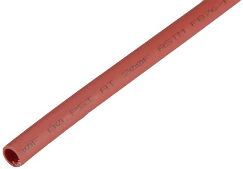 Plastic BestPEX Pipe, 0.5" Size, Red 41275