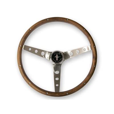 15" Wood Steering Wheel Scott Drake - (966)