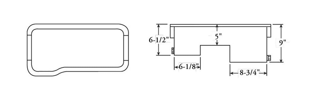 Oil Pan Moroso 20625 for Ford 429-460 Engines