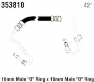 Power Steering Gates 353810 Hose Assembly Pressure Line