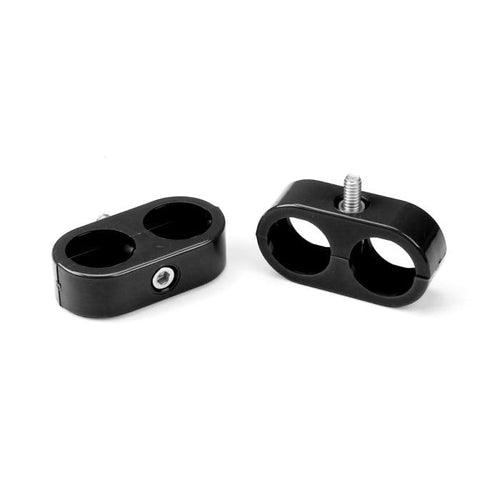 Heater-A/C T-CLAMP, 15/16"-1-1/16"(5/8"-3/4" ID), 2 Pieces, Black