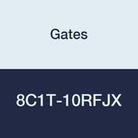 8C1T-10RFJX Gates Field Attachable Type T for G1 Hose, 1 Wire, Female JIC 37 Flare Swivel, 1/2" ID