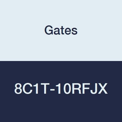 8C1T-10RFJX Gates Field Attachable Type T for G1 Hose, 1 Wire, Female JIC 37 Flare Swivel, 1/2" ID