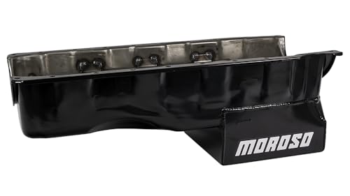 Moroso Steel Wet Sump Oil Pan 20409, Fits Big Block Chevy Gen V/VI in Camaro, Chevelle, Nova and others