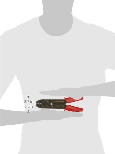 All-in-One Performance Tool 1483 Electrical Crimping Tool Kit - Includes Crimper, Terminals, and Cable Ties for Use in Home or Shop Projects