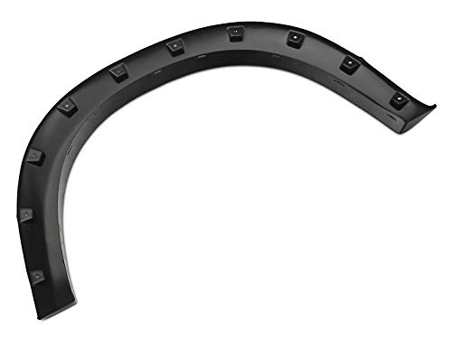 Fender Flares Black Horse Riveted Style Black Compatible with 2009-2010 Dodge Ram 1500|2011-2018 Ram 1500-FF-DORA-SM-PKT