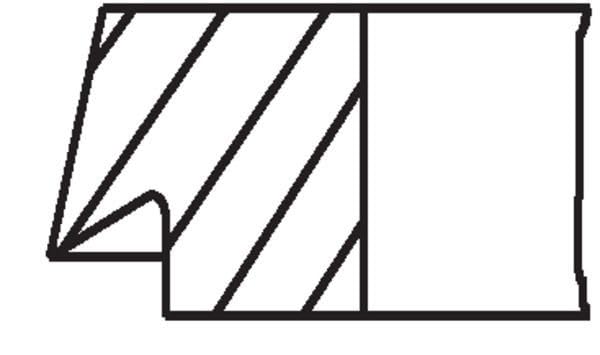 083-12N0 Mahle Original Piston Ring Set