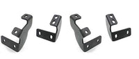 Dominator Xtreme D1 / D2 / D6 / DS / DSS / DT Go Rhino Brackets | Mild Steel, Textured Black | D64416TK | Fits 2007 - 2021 Toyota Tundra Crew Max/Double Cab Pickup