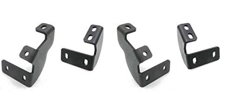 Dominator Xtreme D1 / D2 / D6 / DS / DSS / DT Go Rhino Brackets | Mild Steel, Textured Black | D64416TK | Fits 2007 - 2021 Toyota Tundra Crew Max/Double Cab Pickup