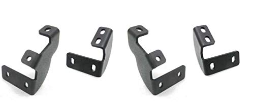 Dominator Xtreme D1 / D2 / D6 / DS / DSS / DT Go Rhino Brackets | Mild Steel, Textured Black | D64416TK | Fits 2007 - 2021 Toyota Tundra Crew Max/Double Cab Pickup