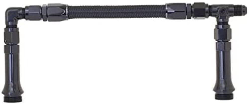 Performance Red Horse 5500-08-2-08X 7/8-20 Dual Inlet To Fit Holley-4500 (Center To Center 11.35Ö) - Black