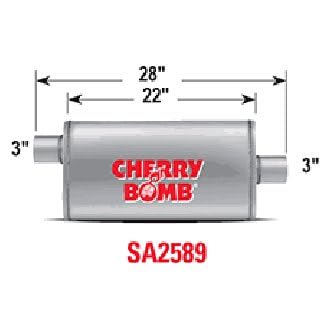 Exhaust Muffler New SA2589