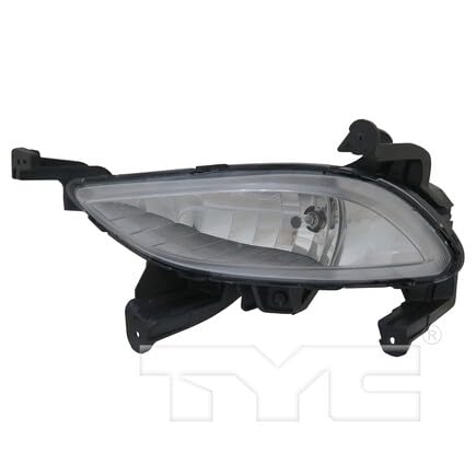 Left TYC Fog Light Assembly Compatible with 2014-2014 Hyundai Santa Fe