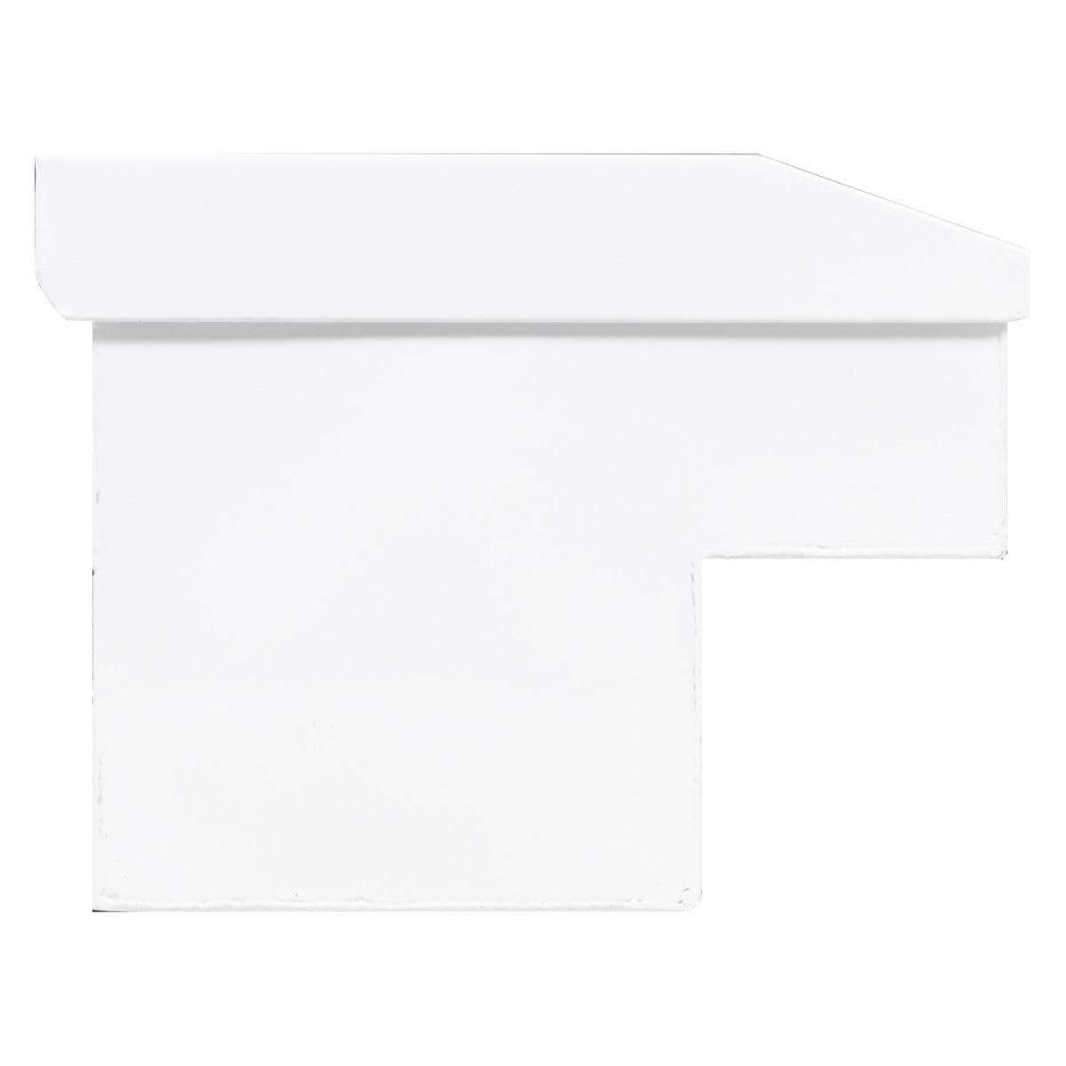 Lo-Side Box Model 175-3-04 56in, Steel, White, 4.0 cu ft